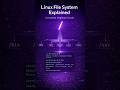 Linux Directory Structure Explained for Beginners | Complete Guide #tech #linux