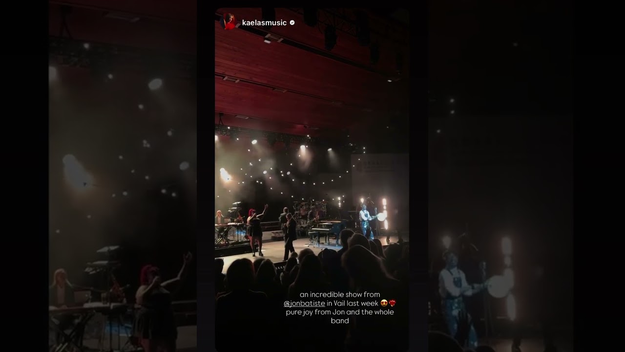 Jon Batiste “Let God Lead” clip from 2025 US tour ❤️🎻 (opening song)