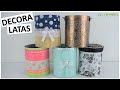 5 IDEAS FÁCILES Y RÁPIDAS PARA DECORAR LATAS DE LECHE