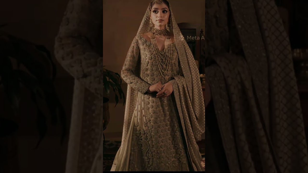 indian traditional lehenga video create with using one photo and convert into short brand.