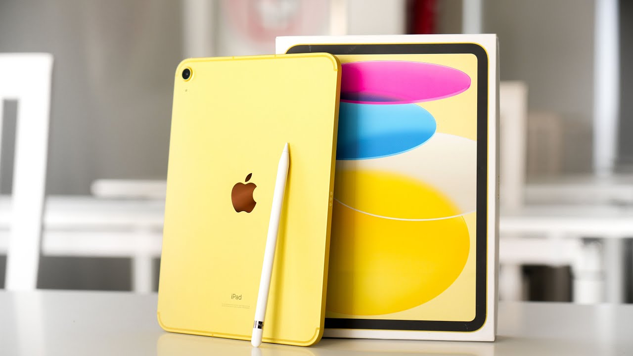 iPad 10th Gen UNBOXING and SETUP - YELLOW 