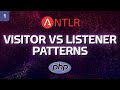 Learn ANTLR with PHP: Visitors vs Listeners Explained Step by Step (Dragon Book Figures 5.1 &amp; 5.4)
