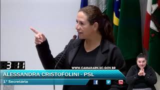 019 - Palavra Livre 5, Alessandra Cristofolini Junho, Dia 21 Sessão Ordinária 2021
