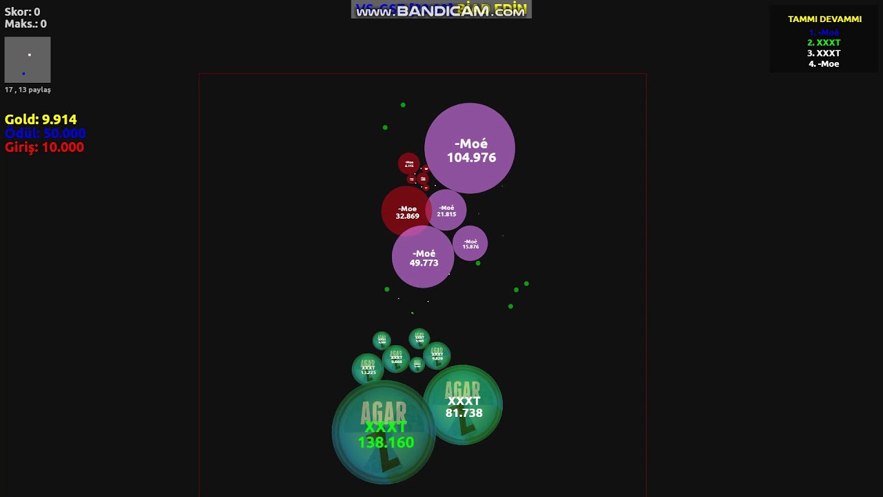 TESKO VS MOE OYUNU BIRAKMASINA