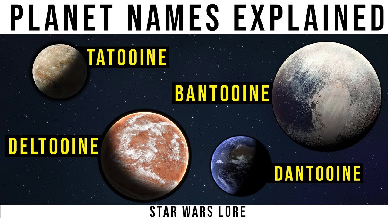 Why Do So Many Star Wars Planets End With Ooine Star Wars Explained Youtube