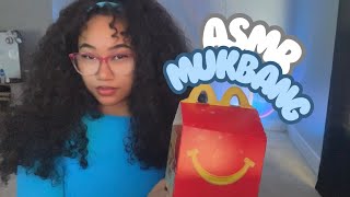 ASMR Happy Meal Mukbang + Chit Chat ☺️🍔
