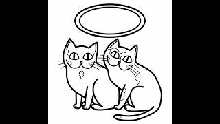 A cat sketch using Adobe Fresco on my iPad & Apple pencil #timelapseart #shorts