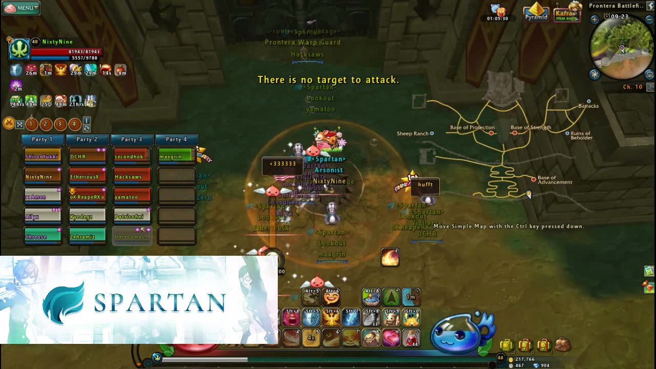 Ragnarok Online 2 Spartan Guild PVP - YouTube