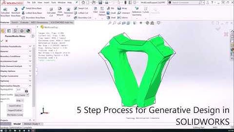 ParetoWorks: a SOLIDWORKS add-in for Generative Design when it matters most