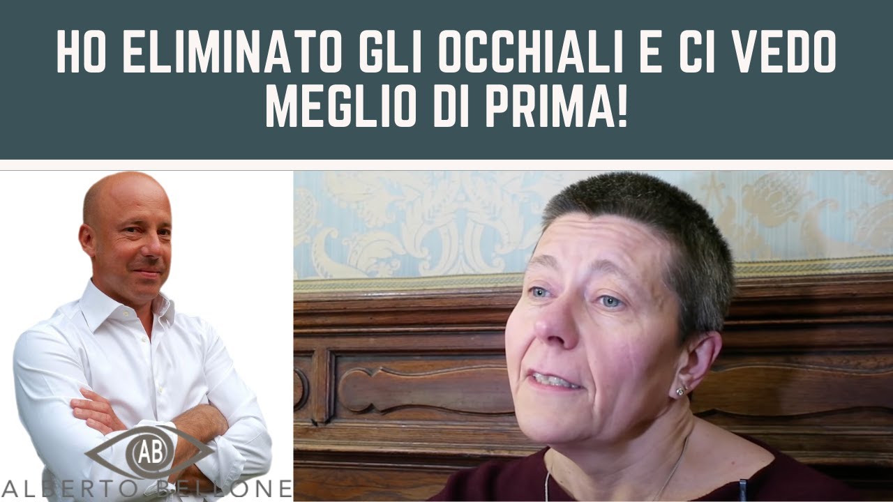 Ho eliminato gli occhiali e ci vedo meglio di prima!