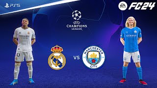 FC 24 - Real Madrid vs Manchester City Ft. Mbappe, Haaland, | UEFA Champions League | PS5™ [4K60]