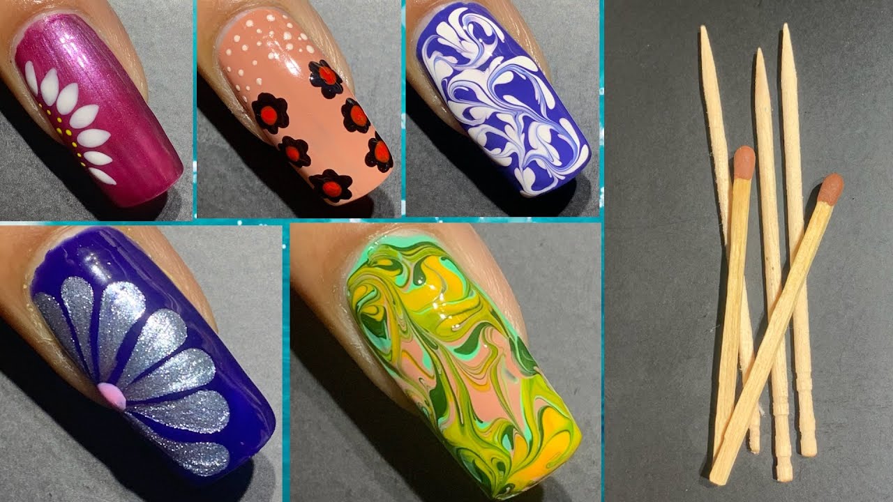 Vivacious Blog: Needle Nail Art Attempt