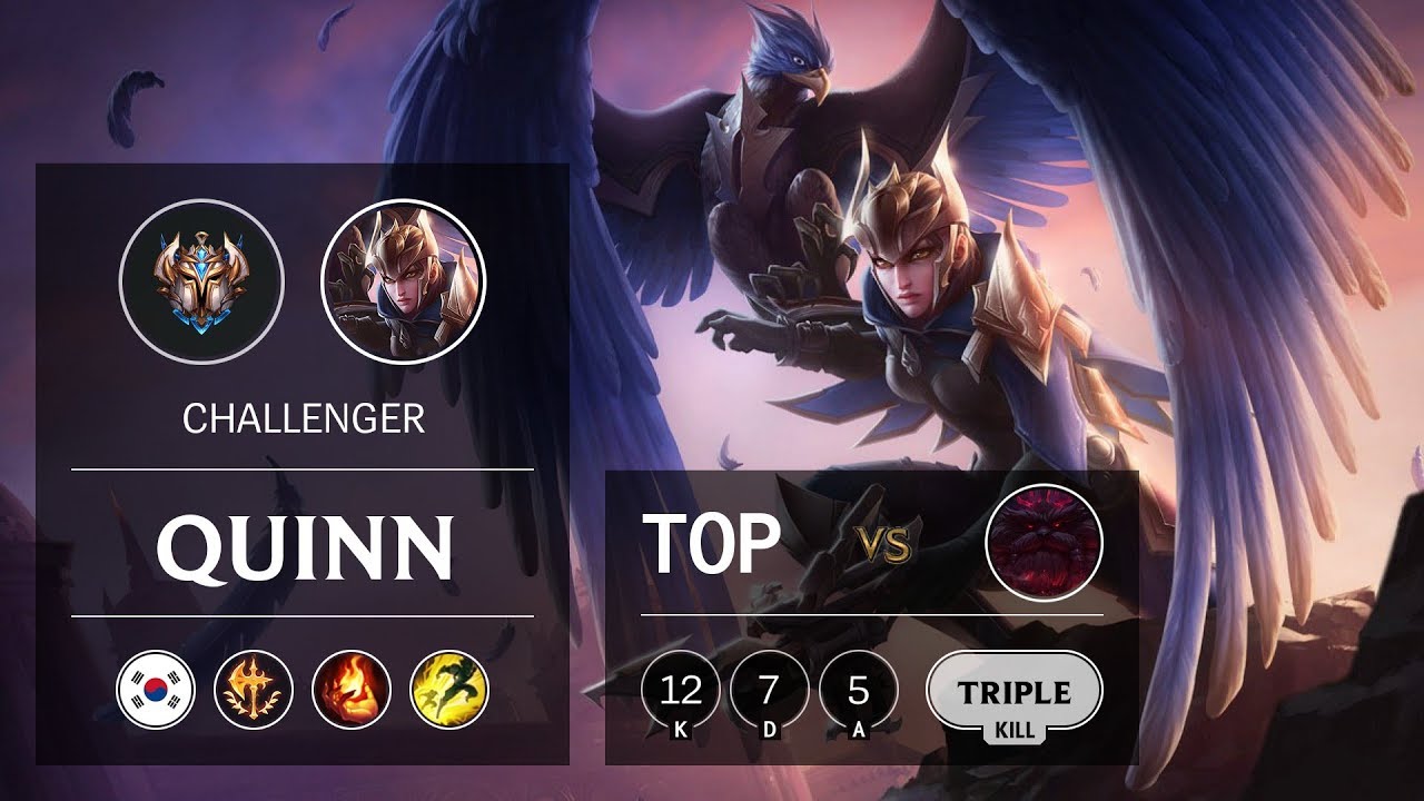 Quinn Top vs Ornn - KR Challenger Patch 9.23