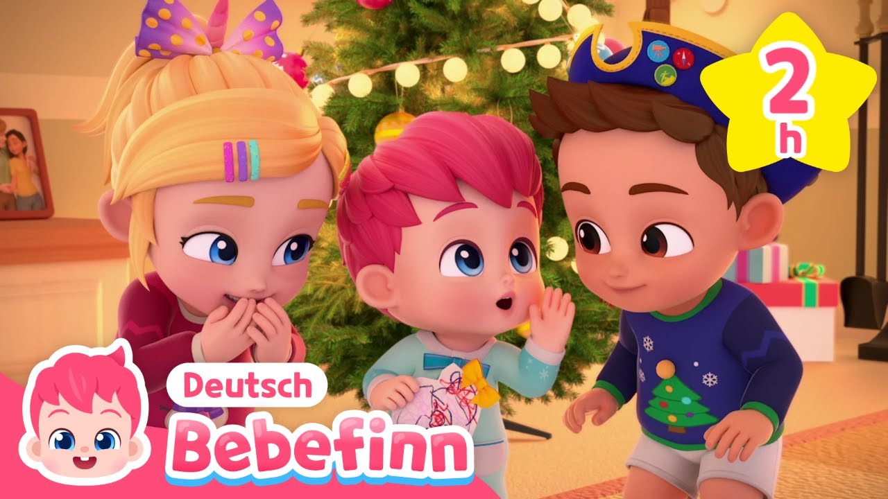 Mix - Die besten Weihnachtslieder für Kinder | Frohe Weihnachten🎄 | Bebefinn Deutsch - Kinderlieder