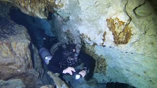 Sidemount Cave Mexico | Pluto Dive