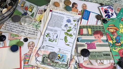 Vintage Book Page Pockets / Junk Journal Page Ideas / I'm A Cool Mom