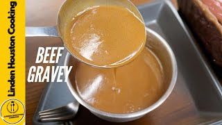 How to Make Beef Gravy From  Drippings | LINDEN HOUSTON COOKING