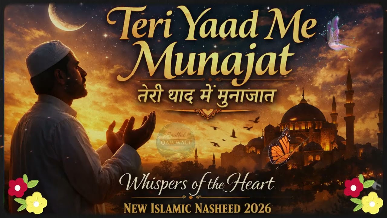 Teri Yaad Me Munajat | तेरी याद में मुनाजात | Whispers of the Heart | New Islamic Nasheed 2026