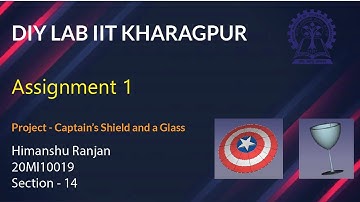 DIY Assignment 1 (FreeCAD) | Himanshu Ranjan | 20MI10019 | IIT Kharagpur