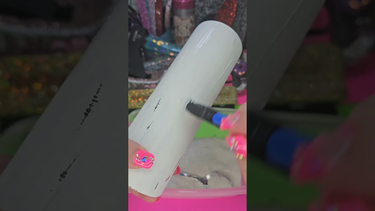 Part I: Line Paper Glitter Teacher Tumbler 