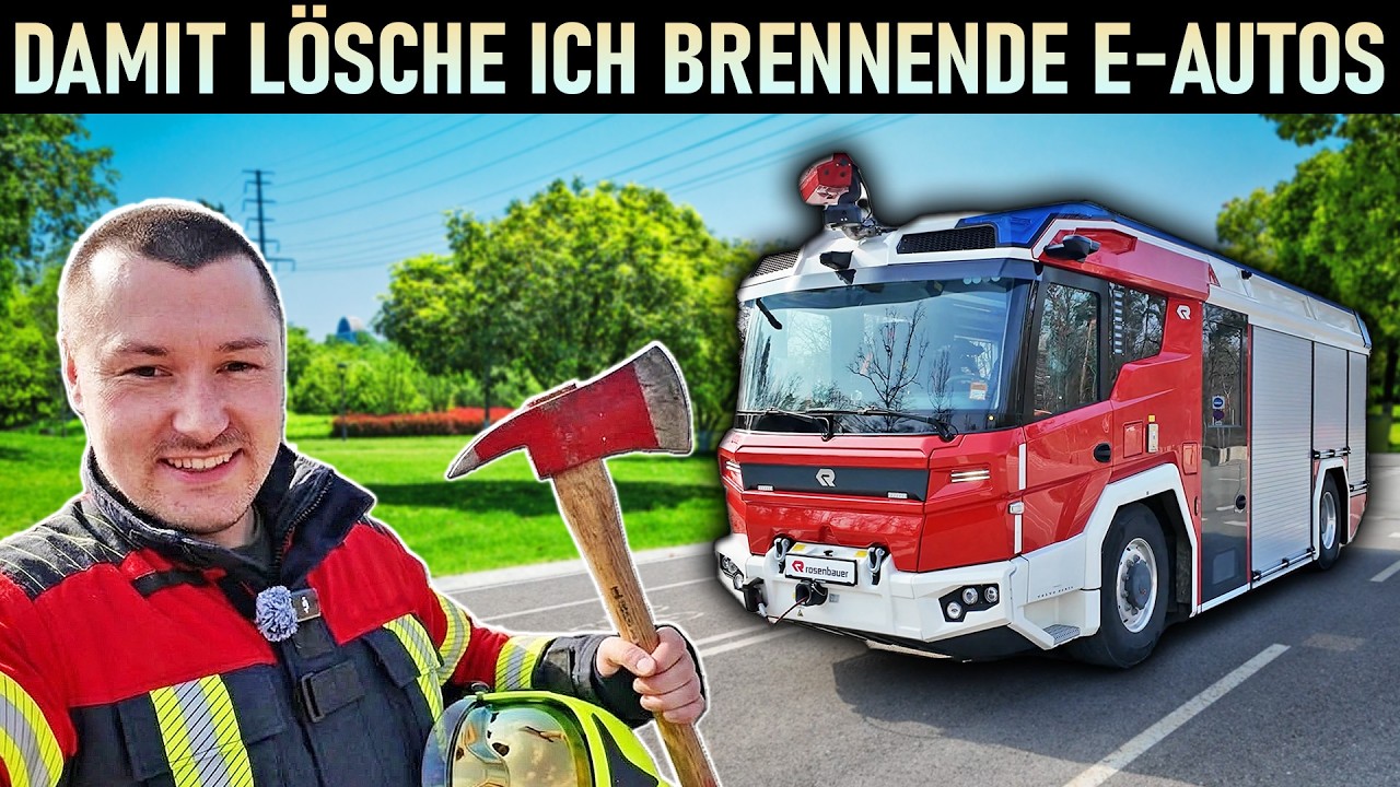 Das KRASSESTE Feuerwehrauto der Welt: Der Rosenbauer RT mit 4x4 Elektro Power!