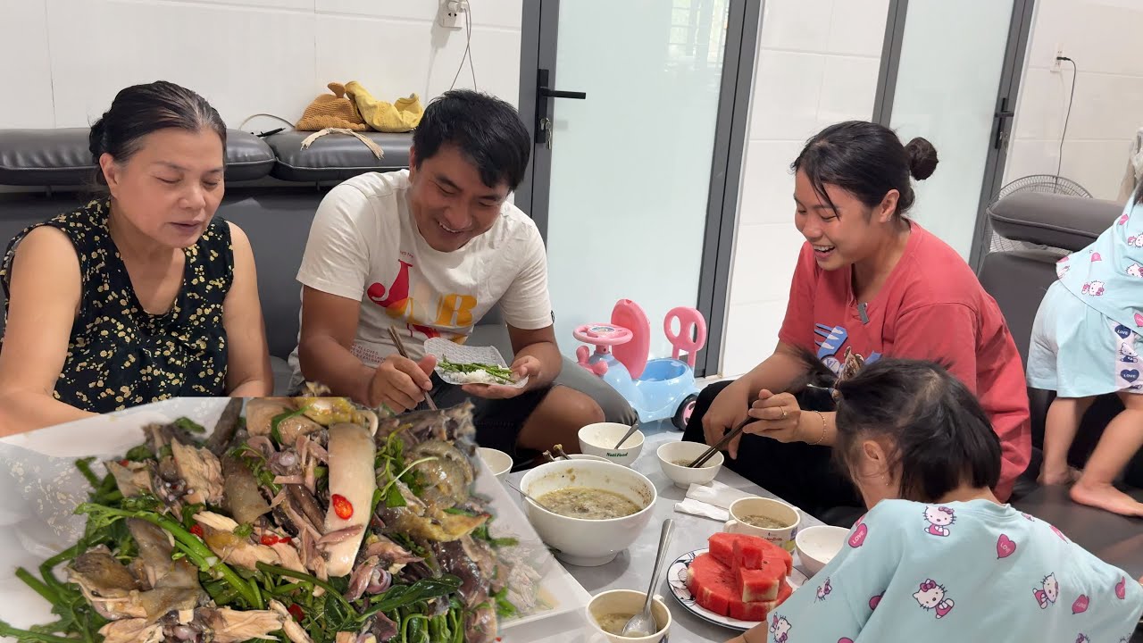 Chia Sẻ Cách Trộn Gỏi Gà Rau Lang Siêu Ngon Cho Cả Nhà Thưởng Thức Và Cái Kết | Thôn Nữ Cà Mau