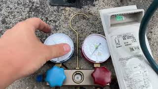 How to check if Split system AC needs to be re-gassed 