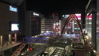 多摩都市モノレール 立川北駅〜立川南駅 走行方向 左側 2023.12.31