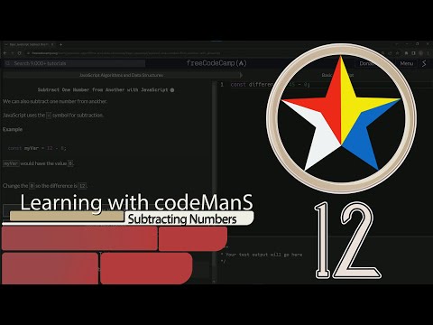 JavaScript Basic 12: Subtracting Numbers | FreeCodeCamp |