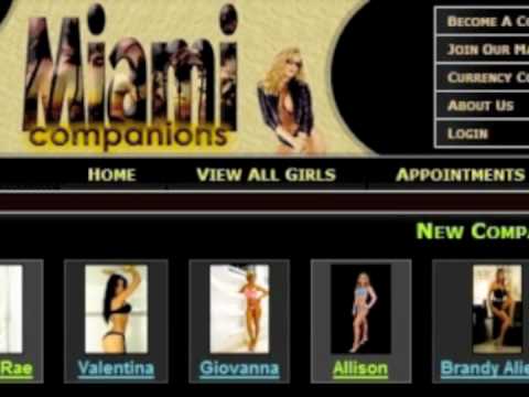 A Tribute To "Miami Companions." Feds Bust Miami Escort Service.