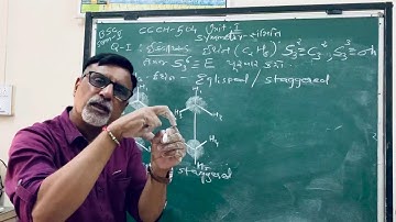 Symmetry: B Sc Sem-V CCCH 504 Unit-1 Lect-5