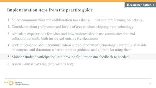 Famous Using Technology to Boost Communication and Collaboration in the Classroom (REL Northwest) Profile