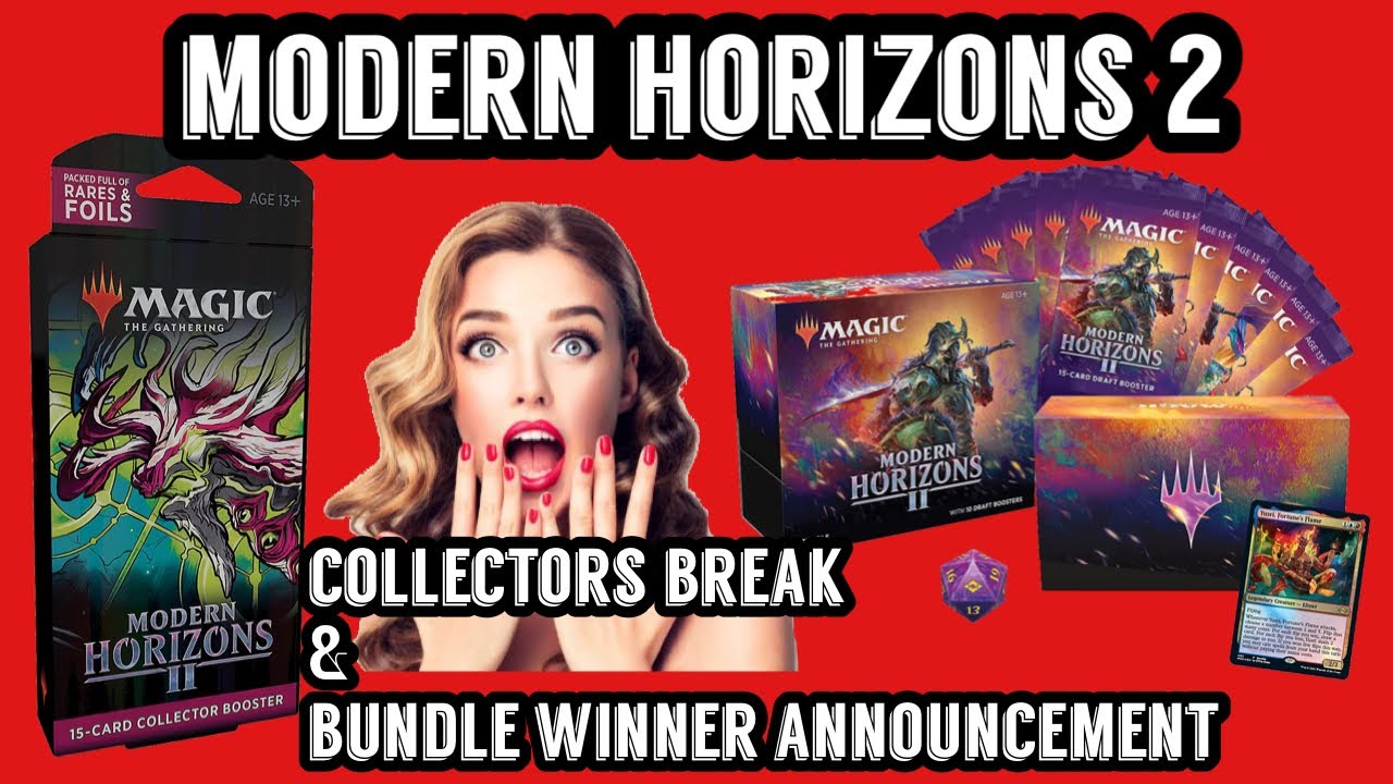 Modern Horizons 2 Retail Collectors Break & Fetch Land Giveaway!!!! Box Opening