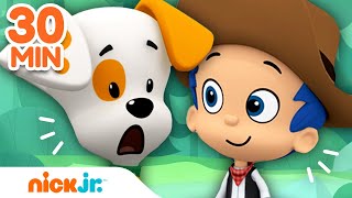 Bubble Guppies | 30 MINUTOS de Aventuras do Bubble Puppy ? | Nick Jr. em Português