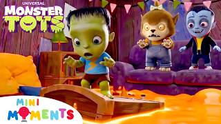 The Floor is LAVA Game! 🌋 Elle's Sticky Science Experiment | MONSTER TOTS | Mini Moments
