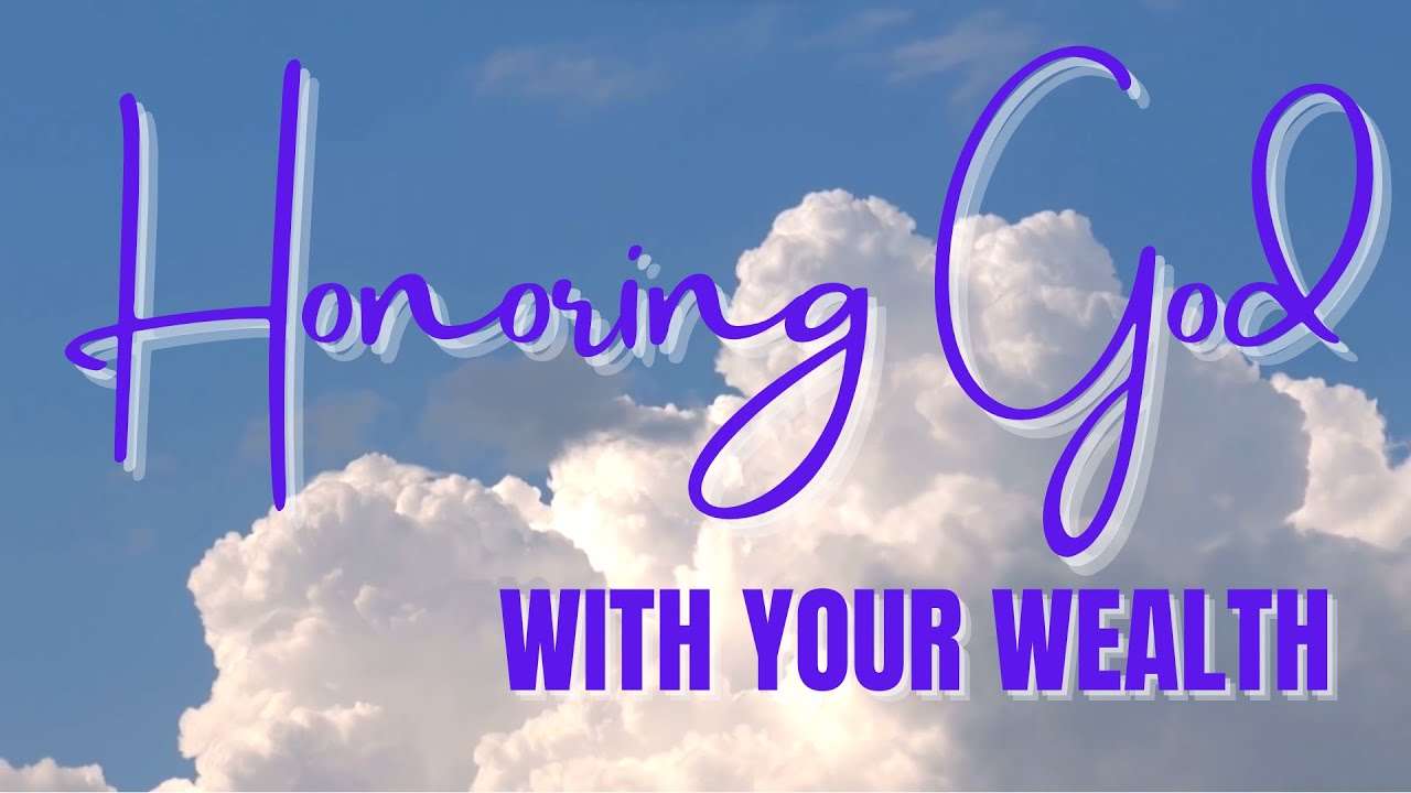 HONORING GOD WITH YOUR WEALTH by Pastor Elmer Quilas - YouTube