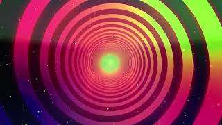 Download Lagu Lingkaran Cahaya Biru Merah Hijau | VJ LOOP NEON Rings Warna-warni - Video Latar Belakang MP3