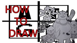 Asian Games 2018. Drawing