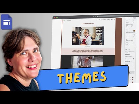 Mets un Google Sites à tes couleurs avec les thèmes !