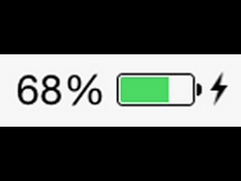 battery percentage iphone