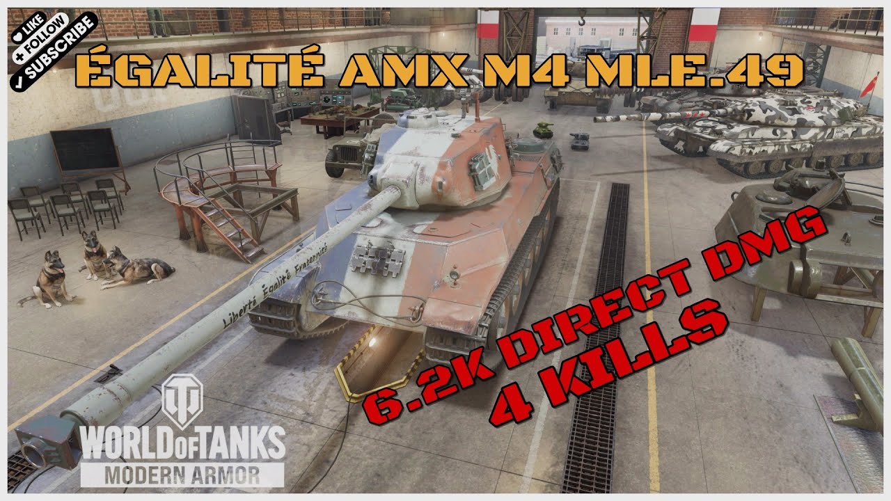 World of Tanks Égalité AMX M4 mle.49 My New Tank WOTC EPIC (created by JBMNT_SVK_)