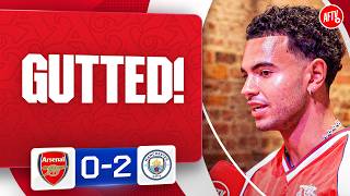 Gutted Harrison Arsenal 0-2 Man City