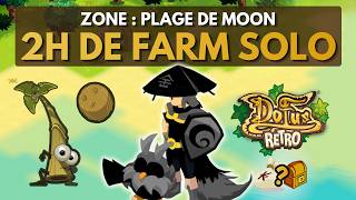 DOFUS RETRO - 2H de FARM SOLO - Zone : Plage de Moon