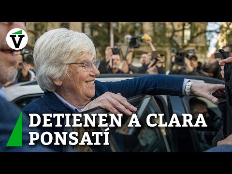 Los Mossos detienen a Clara Ponsatí tras dar una rueda de prensa en su regreso a España