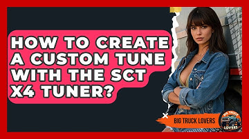 How To Create A Custom Tune With The SCT X4 Tuner? - Big Truck Lovers