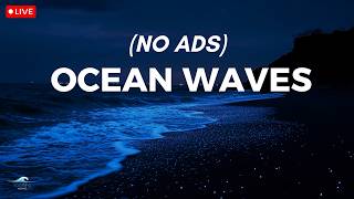 🔴 Ocean Waves for Deep Sleep | Fall Asleep with Powerful Waves at Night