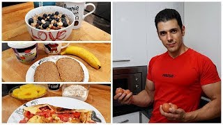 3 DESAYUNOS SALUDABLES PARA GANAR MASA MUSCULAR