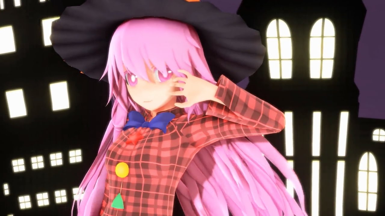 東方mmd 秦こころでハロウィン 東方偶像郷 Mmd Youtube