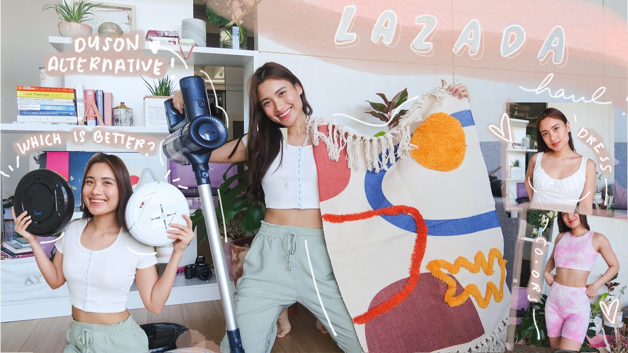 Lazada Haul: Robot Vacuum, Hair Removal Machine, Aesthetic Rug & More