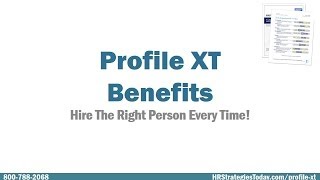 Profile XT - Why Use The Profile XT